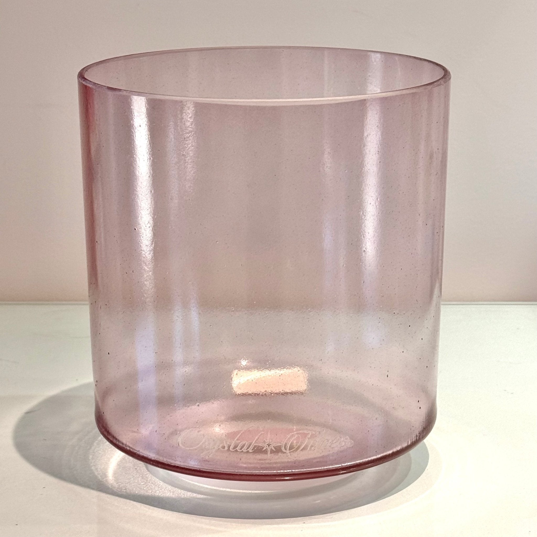 7" F-35 Lavender Aura Gold 133629 Crystal Tones® Alchemy Crystal Singing Bowl - Sacred Sound of the Soul
