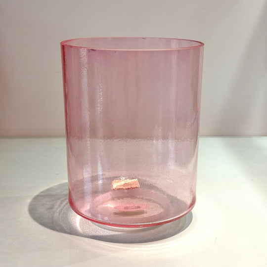 7" F-50 Pink Aura Gold Tall 114420 Crystal Tones® Alchemy Crystal Singing Bowl - Sacred Sound of the Soul