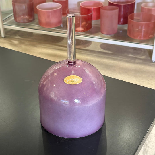 7" F+35 Lavender Sunset Gold 161456 Crystal Tones® Practitioner Crystal Singing Bowl - Sacred Sound of the Soul