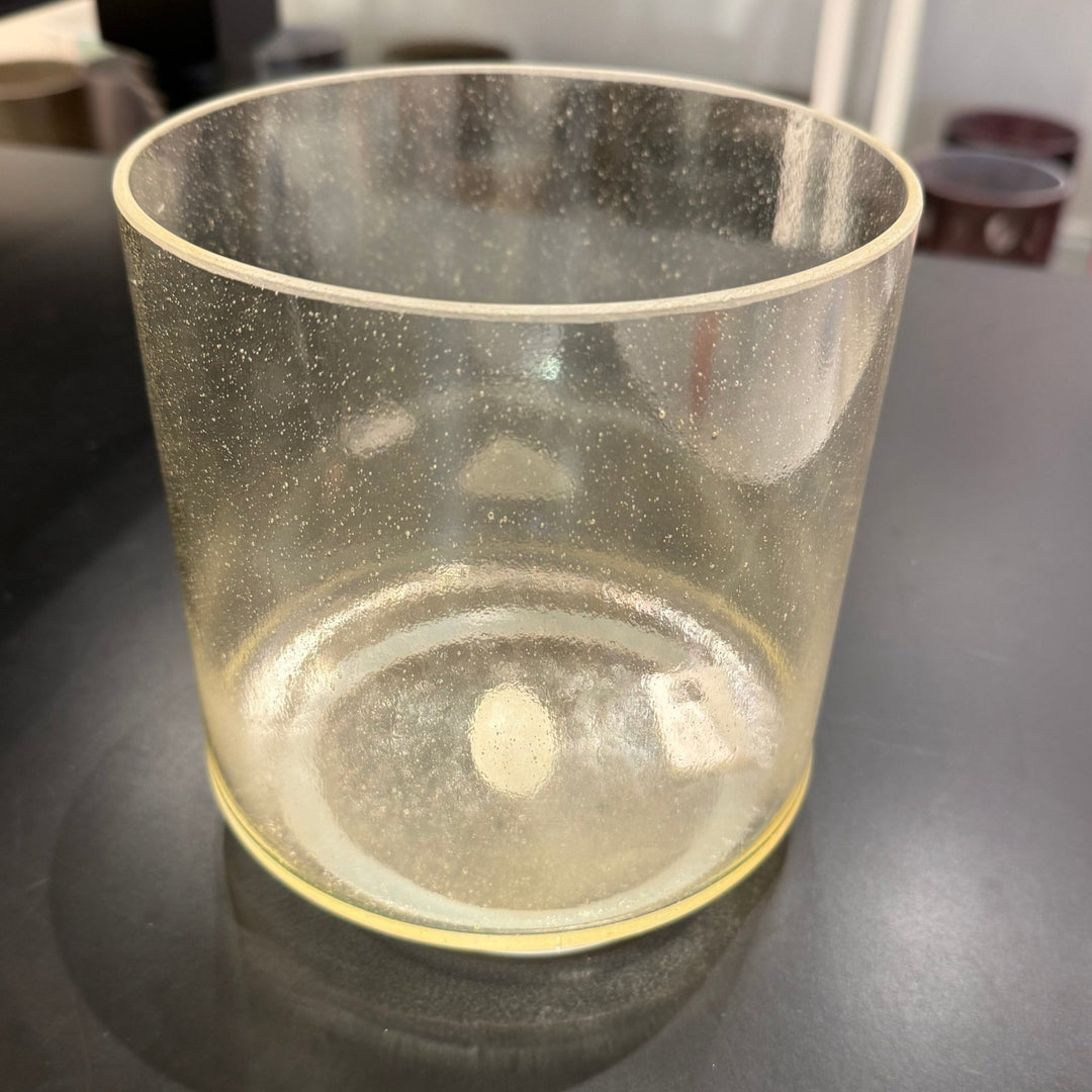 7" F+5 Lemon Aura Gold 151615 Crystal Tones® Alchemy Crystal Singing Bowl - Sacred Sound of the Soul