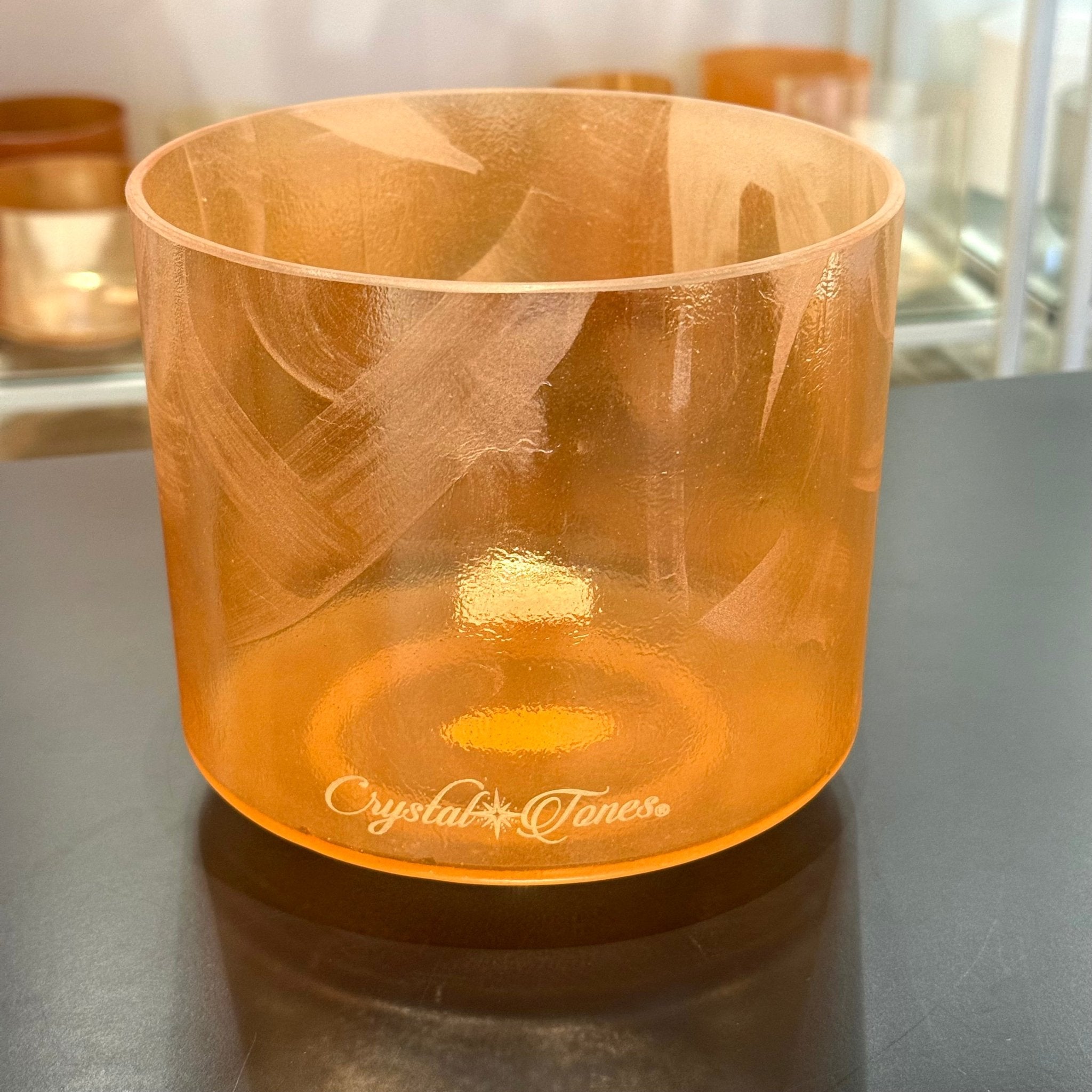 7" G0 Azeztulite, Grandmother 133994 Crystal Tones® Alchemy Crystal Singing Bowl - Sacred Sound of the Soul