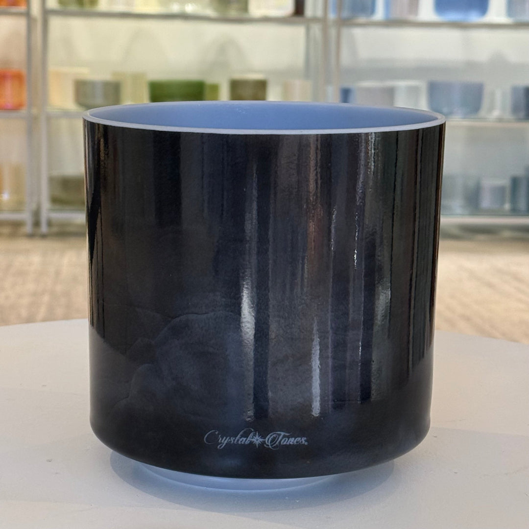 7" G0 Black Tourmaline 157664 Crystal Tones® Alchemy Crystal Singing Bowl - Sacred Sound of the Soul