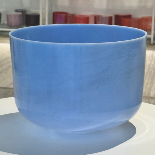 12" D#+20 Turquoise Bowl 129881 Crystal Tones® Alchemy Crystal Singing Bowl