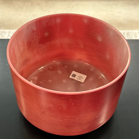 9" C#+30 Ruby, Palladium 151017 Crystal Tones® Alchemy Crystal Singing Bowl