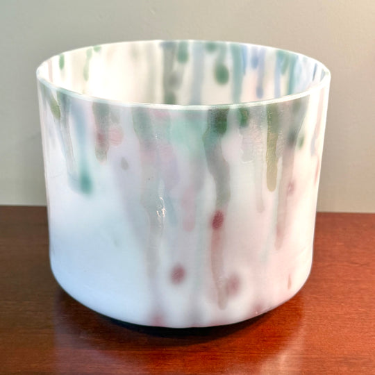 7" A+20 Abalone, Platinum 152723 Crystal Tones® Alchemy Crystal Singing Bowl