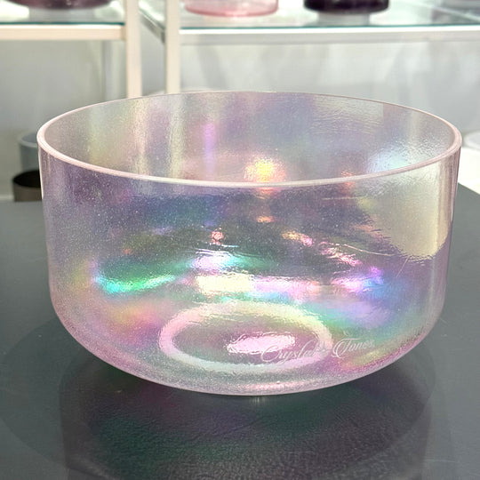 10" D+20 Violet Flame Aura 157100 Crystal Tones® Alchemy Crystal Singing Bowl