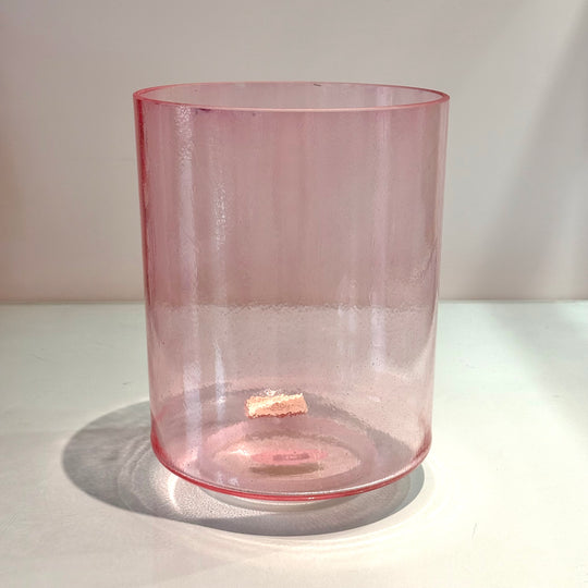 7" F#-50 Pink Aura Gold Tall 114420 Crystal Tones® Alchemy Crystal Singing Bowl