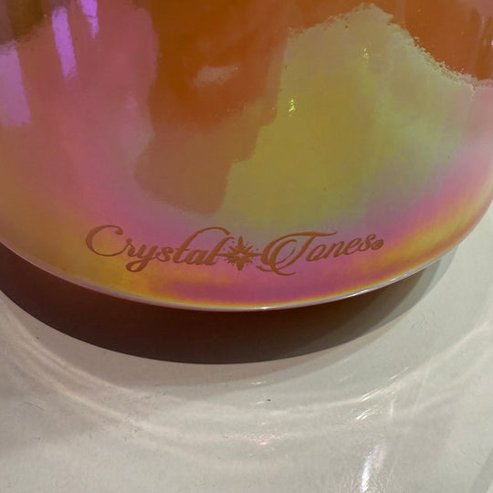 8" B-5 Sunstone, Platinum Bowl 129385 Crystal Tones® Alchemy Crystal Singing Bowl - Sacred Sound of the Soul