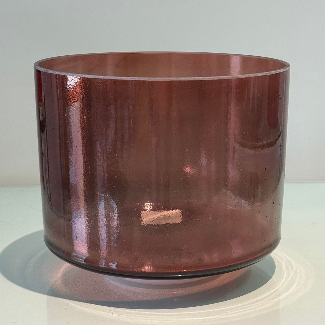 8" D-35 Diamond, Androgynous Indium (Inside) 160769 Crystal Tones® Alchemy Crystal Singing Bowl - Sacred Sound of the Soul
