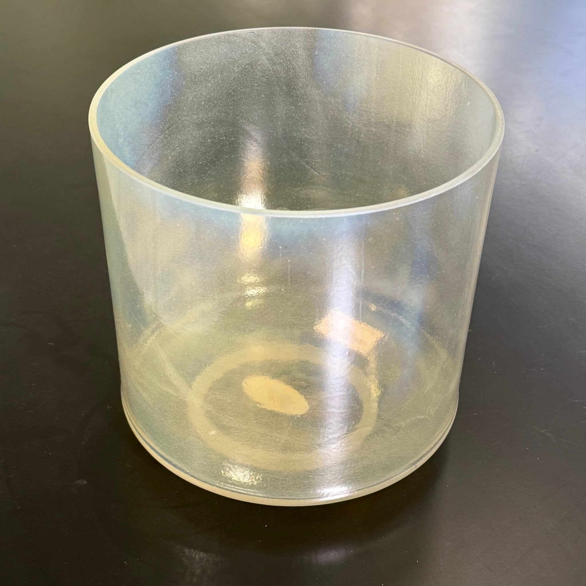 8" D-40 Citrine, Palladium Bowl 123339 Crystal Tones® Alchemy Crystal Singing Bowl - Sacred Sound of the Soul