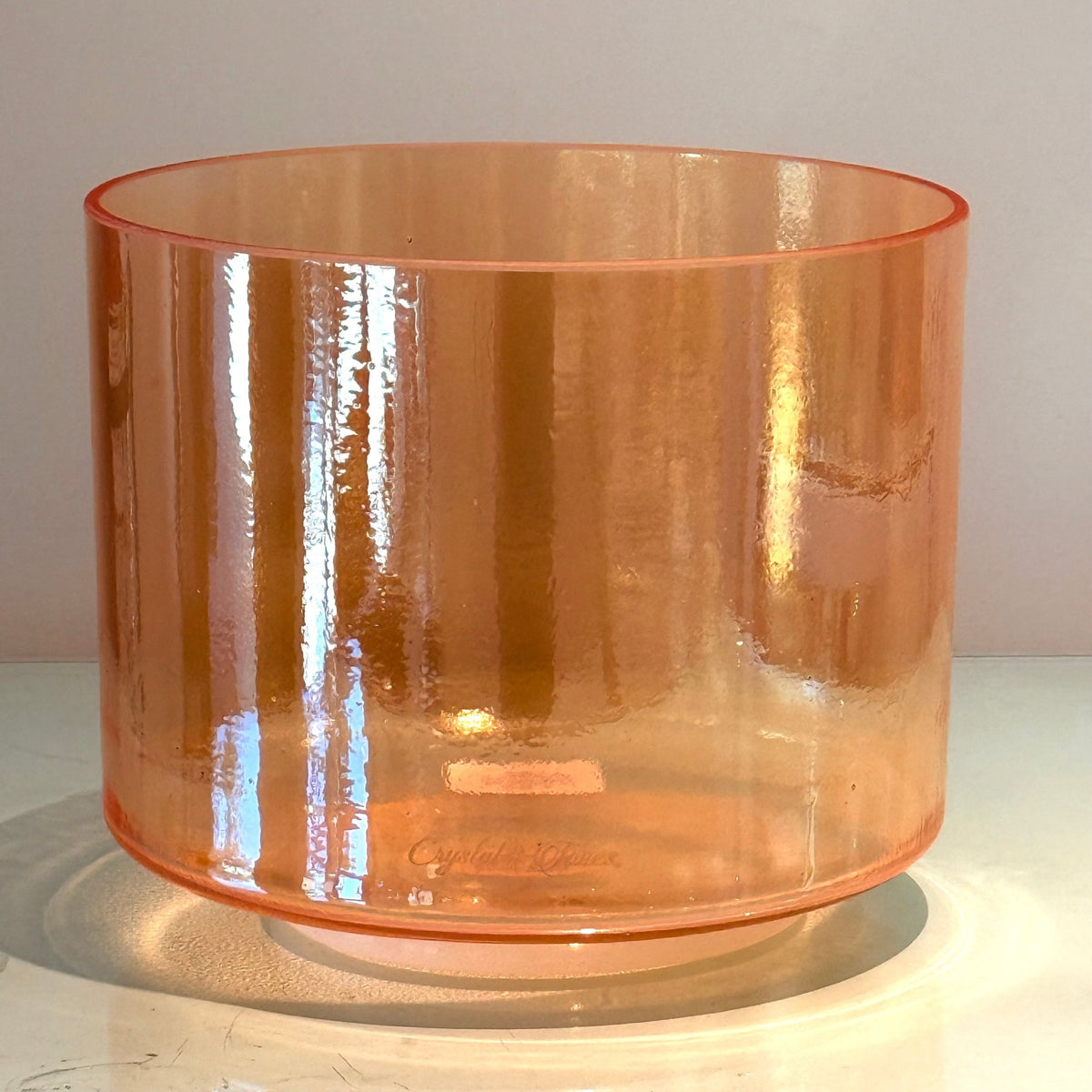 8" D-40 Grandmother, Transcendent 157858 Crystal Tones® Alchemy Crystal Singing Bowl - Sacred Sound of the Soul
