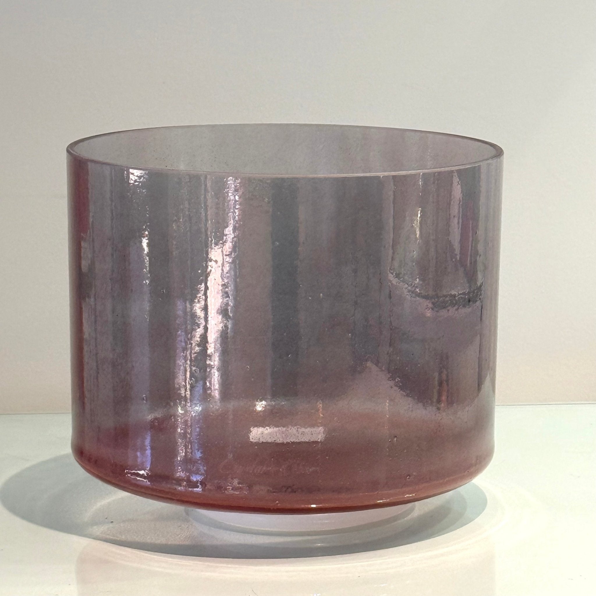 8" D0 Morganite, Androgynous Indium 158912 Crystal Tones® Alchemy Crystal Singing Bowl - Sacred Sound of the Soul