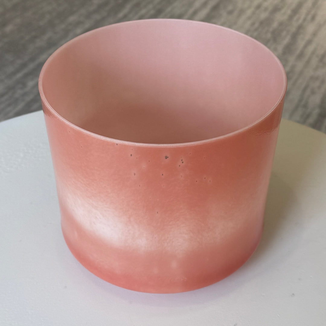 8" D0 Rose Quartz Bowl 134085 Crystal Tones® Alchemy Crystal Singing Bowl - Sacred Sound of the Soul