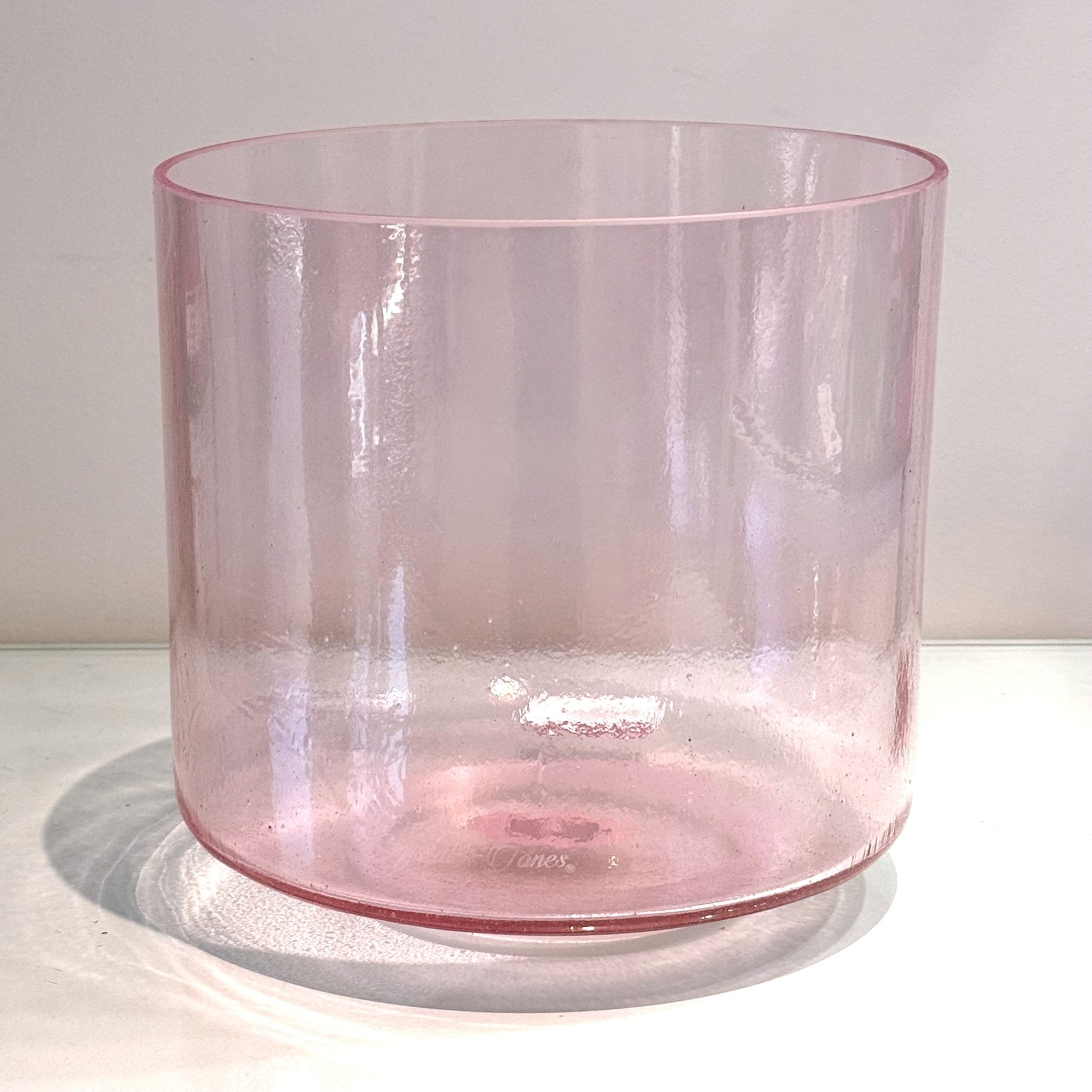 8" D+40 Pink Aura Gold 161607 Crystal Tones® Alchemy Crystal Singing Bowl - Sacred Sound of the Soul