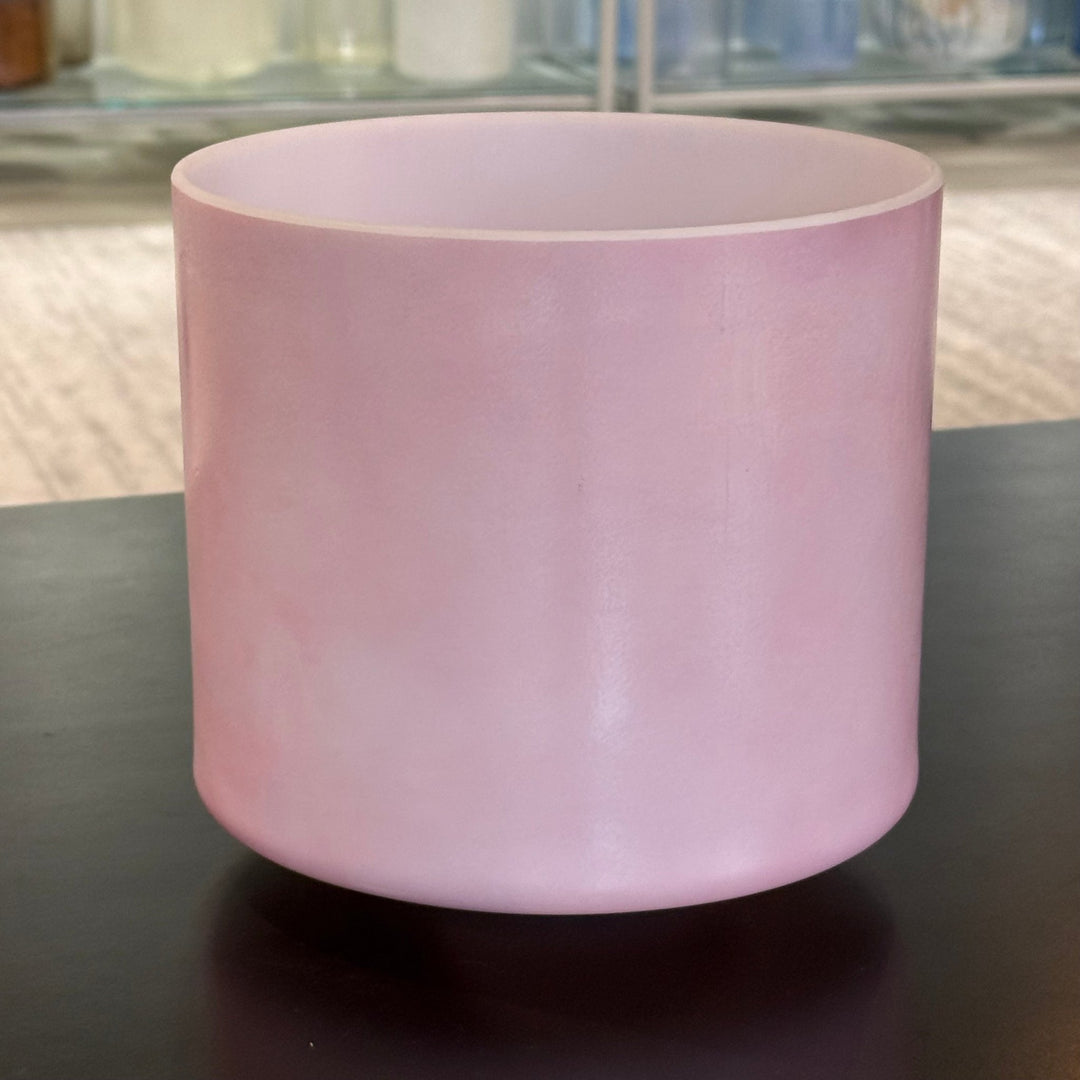 8" D+5 Pink Ocean Gold Bowl 115506 Crystal Tones® Alchemy Crystal Singing Bowl - Sacred Sound of the Soul