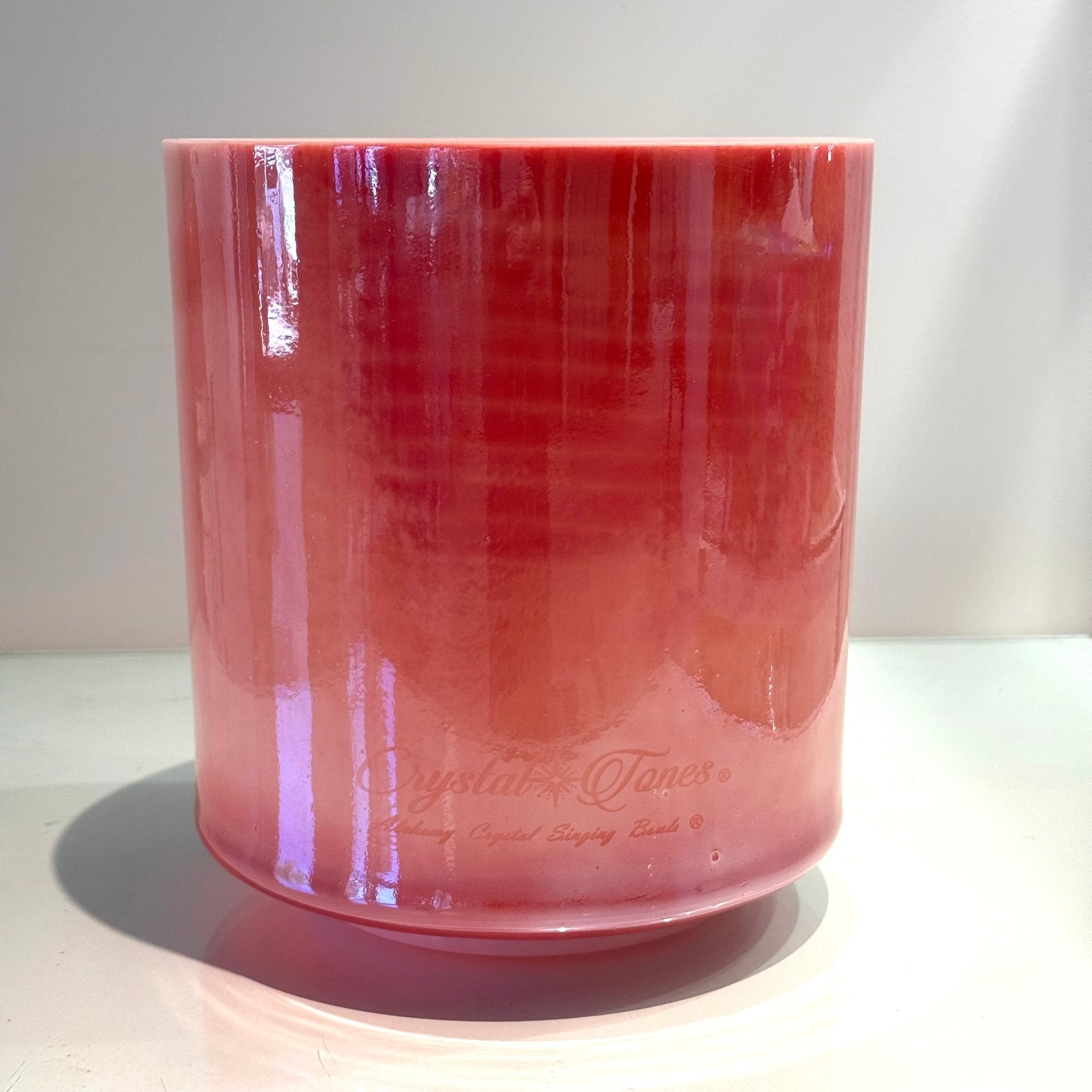 8" E-20 Rose Quartz, White Light Angel Gold Bowl 124819 Crystal Tones® Alchemy Crystal Singing Bowl - Sacred Sound of the Soul