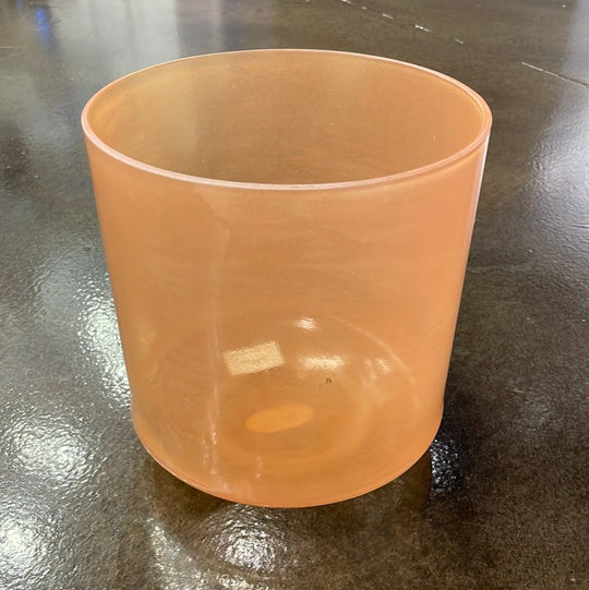 8" E-45 Carnelian Bowl 122207 Crystal Tones® Alchemy Crystal Singing Bowl - Sacred Sound of the Soul