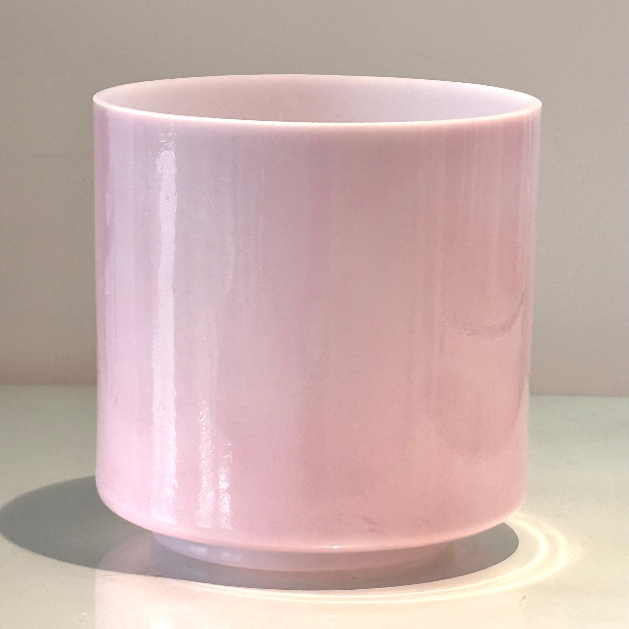 8" E0 Pink Ocean Gold, Transcendent 162832 Crystal Tones® Alchemy Crystal Singing Bowl - Sacred Sound of the Soul