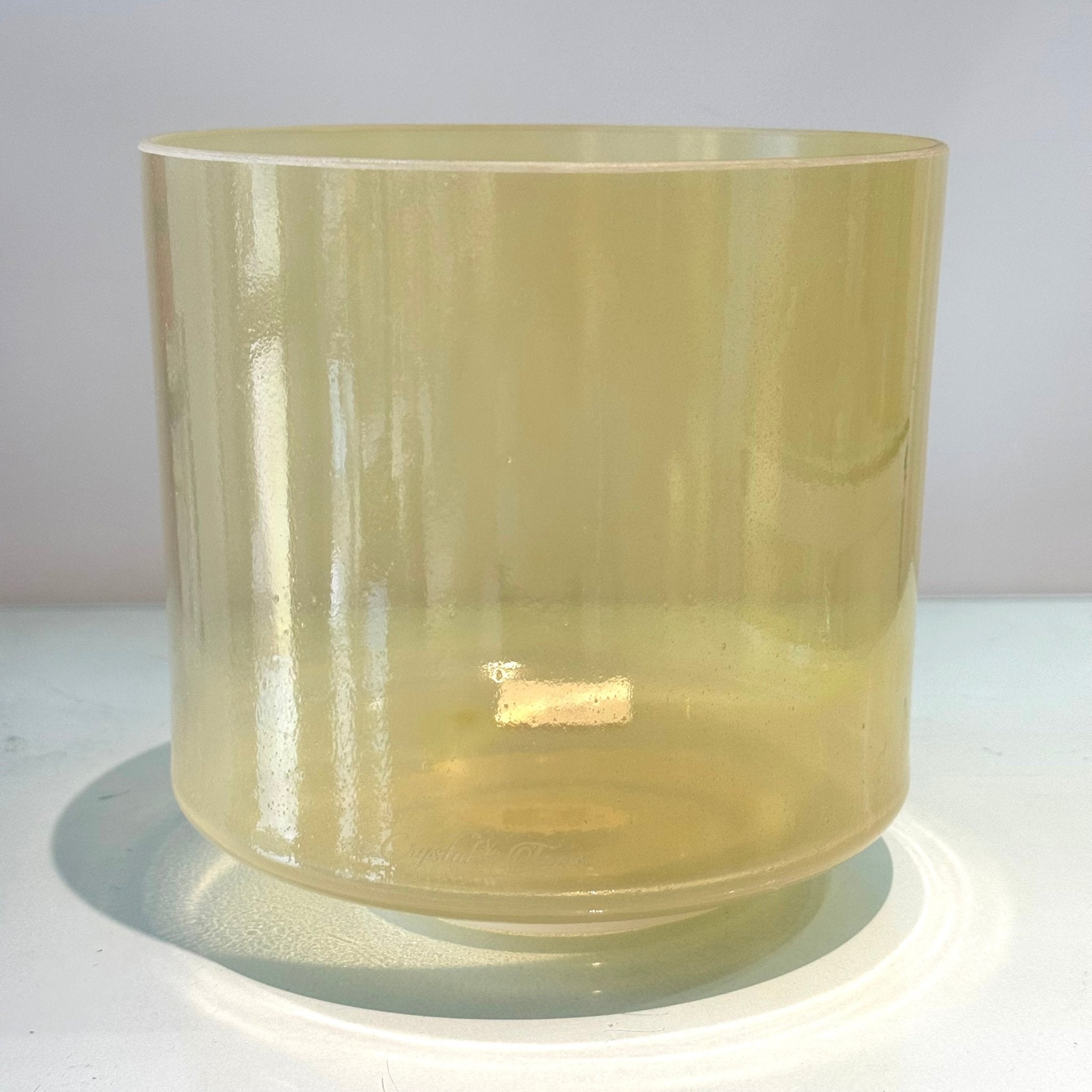 8" E+40 Citrine 159452 Crystal Tones® Alchemy Crystal Singing Bowl - Sacred Sound of the Soul