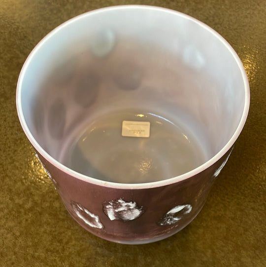 8" E+45 Anchi Bowl 125017 Crystal Tones® Alchemy Crystal Singing Bowl - Sacred Sound of the Soul