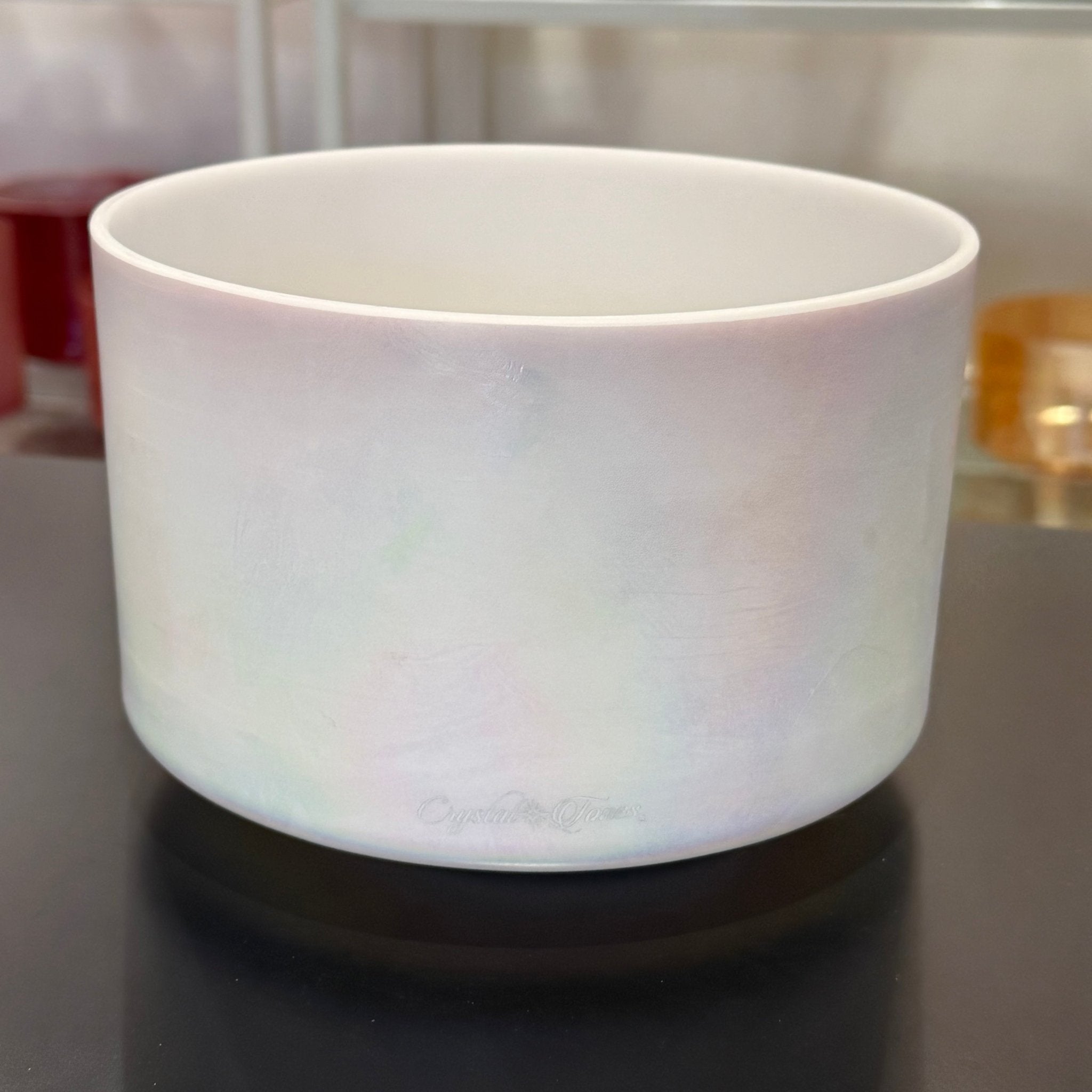 8" F0 Mother Of Platinum 161475 Crystal Tones® Alchemy Crystal Singing Bowl - Sacred Sound of the Soul