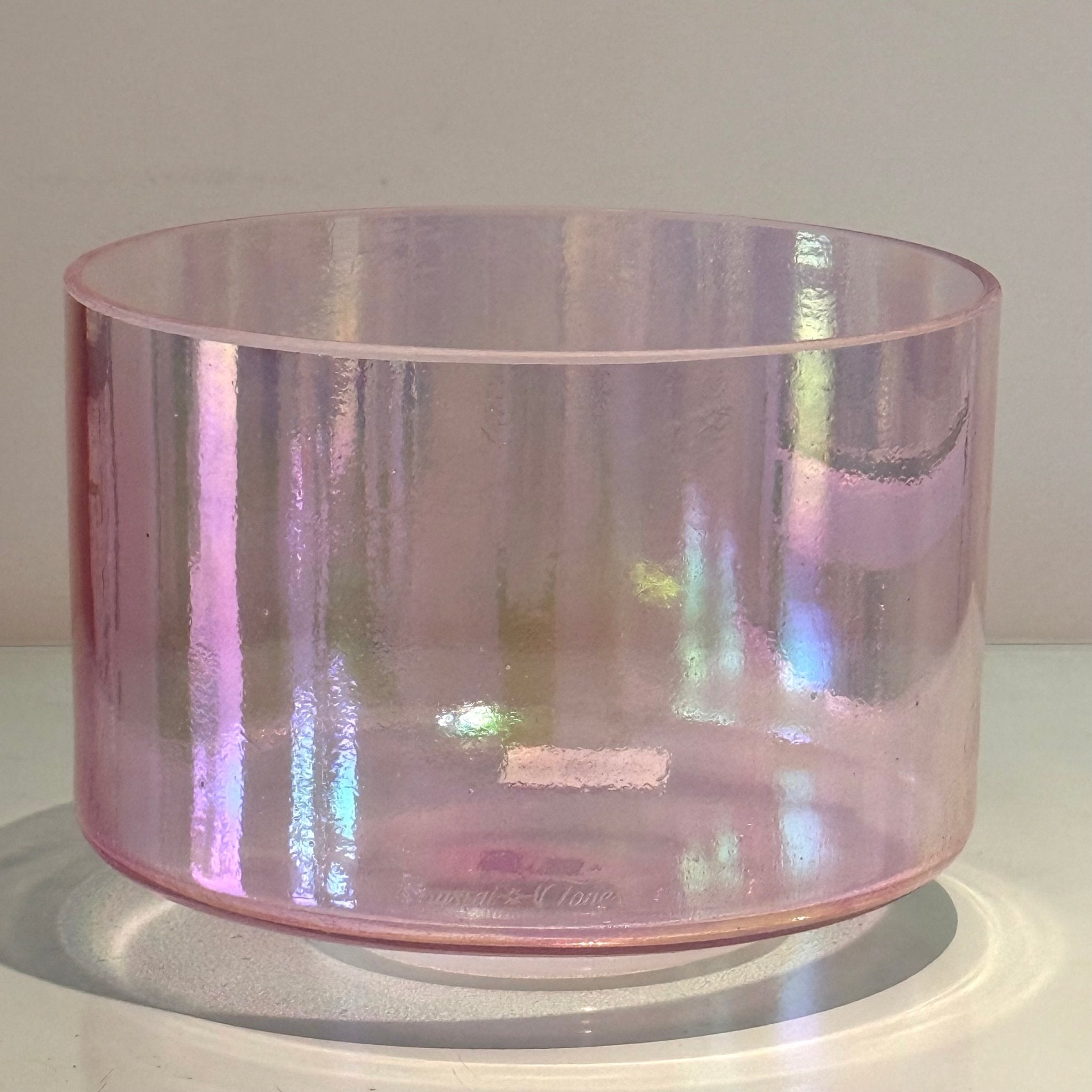 8" G-20 Violet Flame Aura 162818 Crystal Tones® Alchemy Crystal Singing Bowl - Sacred Sound of the Soul