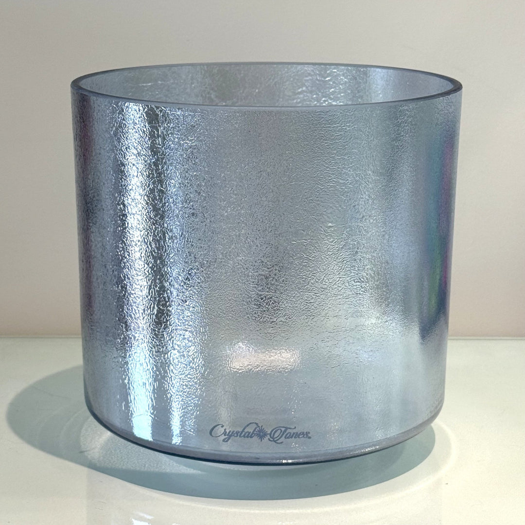 8" G+25 Indigo, Palladium 159995 Crystal Tones® Alchemy Crystal Singing Bowl - Sacred Sound of the Soul