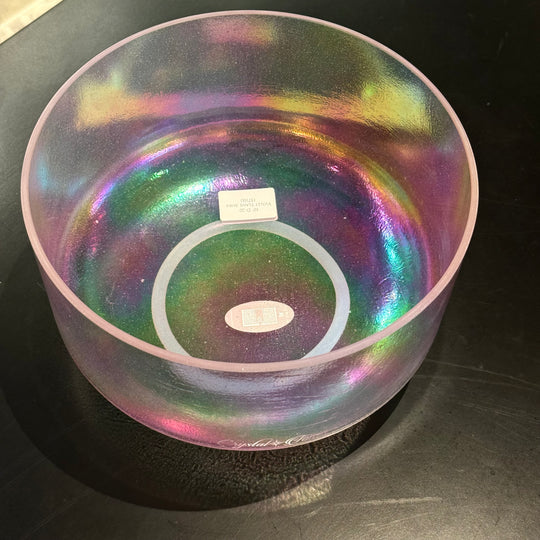 10" D+20 Violet Flame Aura 157100 Crystal Tones® Alchemy Crystal Singing Bowl