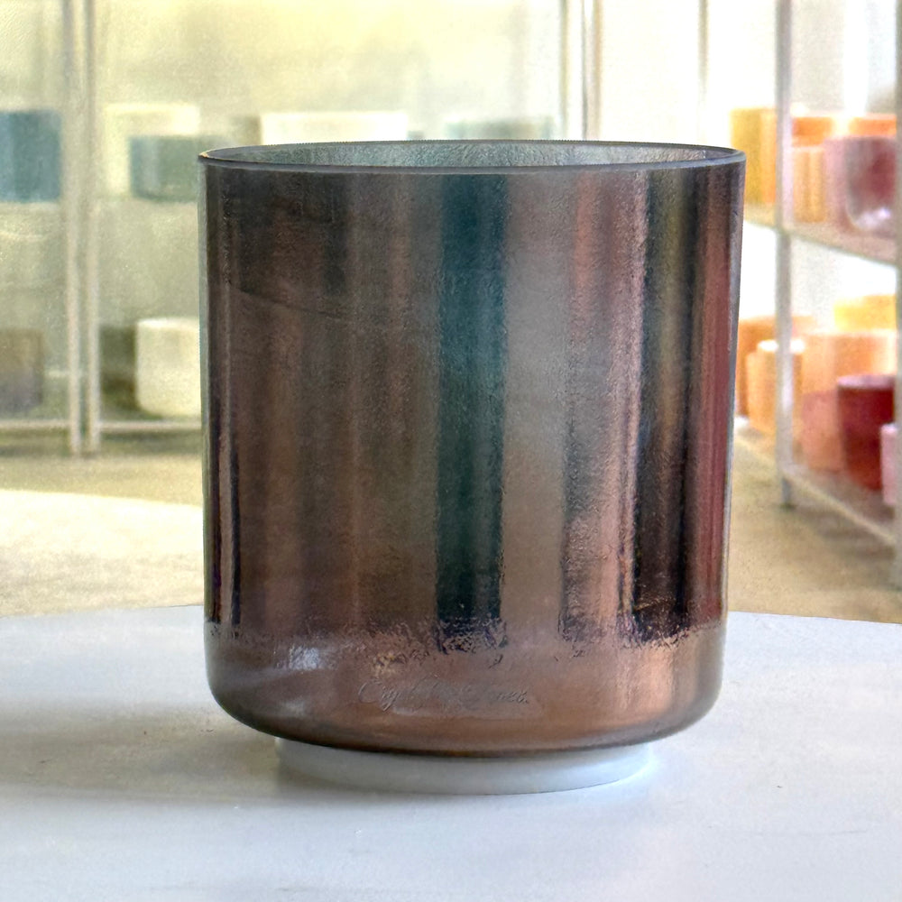 6" A+30 Tibetan Quartz Copper 155902 Crystal Tones® Alchemy Crystal Singing Bowl