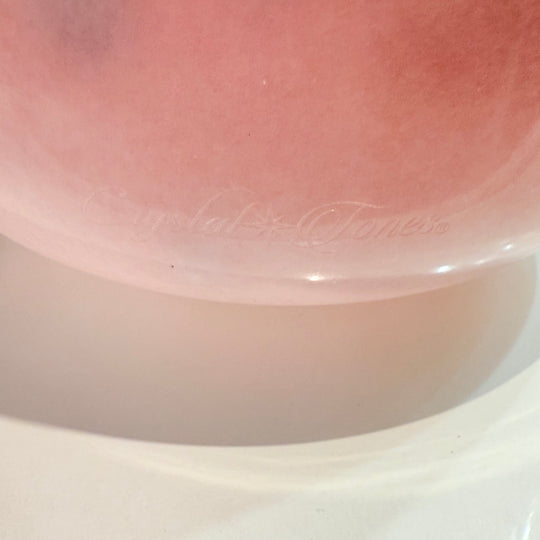 10" F#-5 Rose Quartz Bowl 131631 Crystal Tones®