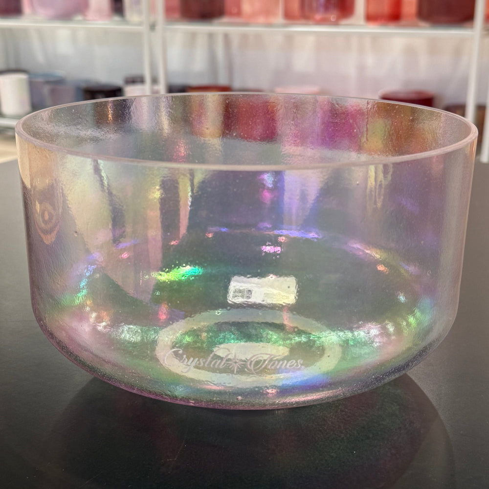 10" C-35 Platinum 157104 Crystal Tones® Alchemy Crystal Singing Bowl