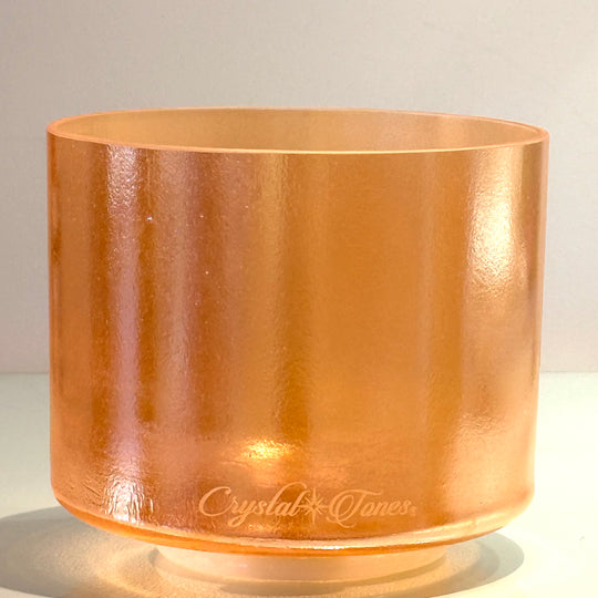 8" G+20 Great Salt Lake Salt, Grandmother 138445 Crystal Tones® Alchemy Crystal Singing Bowl