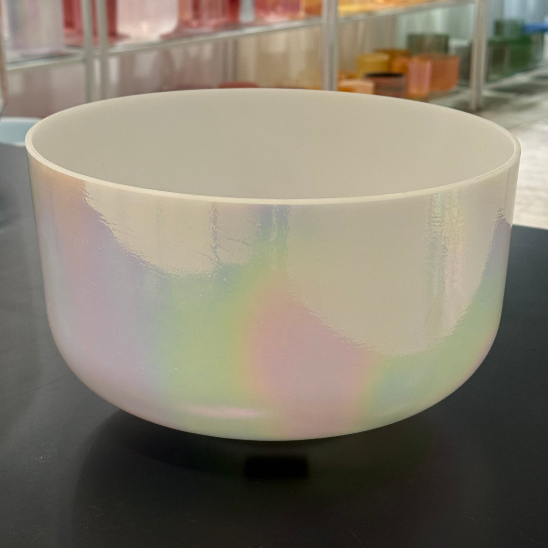 12" E-10 Mother Of Platinum 156023 Crystal Tones® Alchemy Crystal Singing Bowl