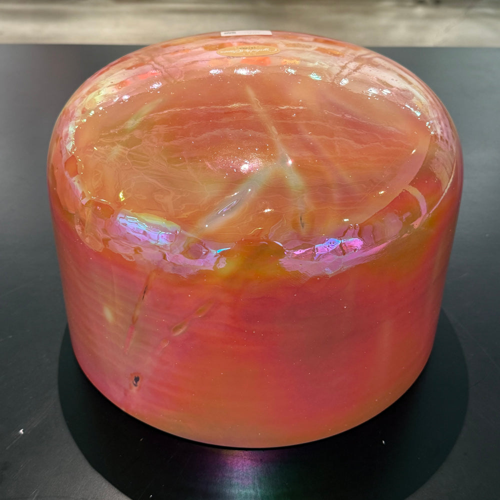 12" F0 Sunstone, Platinum, Celestial Rings, Transcendent 151983 Crystal Tones® Alchemy Crystal Singing Bowl