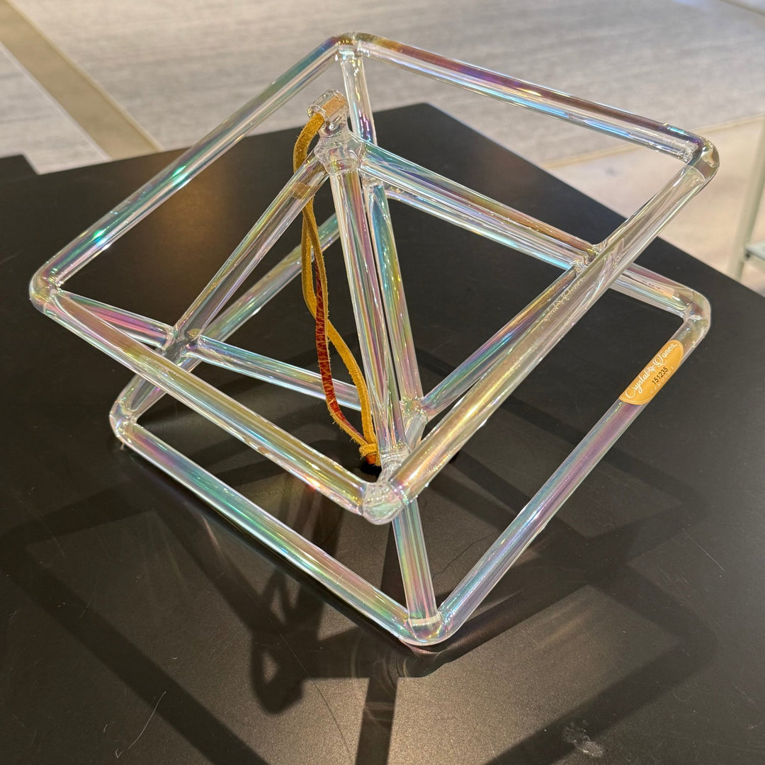 9" A-10 Platinum 151235 Crystal Tones® Alchemy Crystal Singing Merkaba - Sacred Sound of the Soul