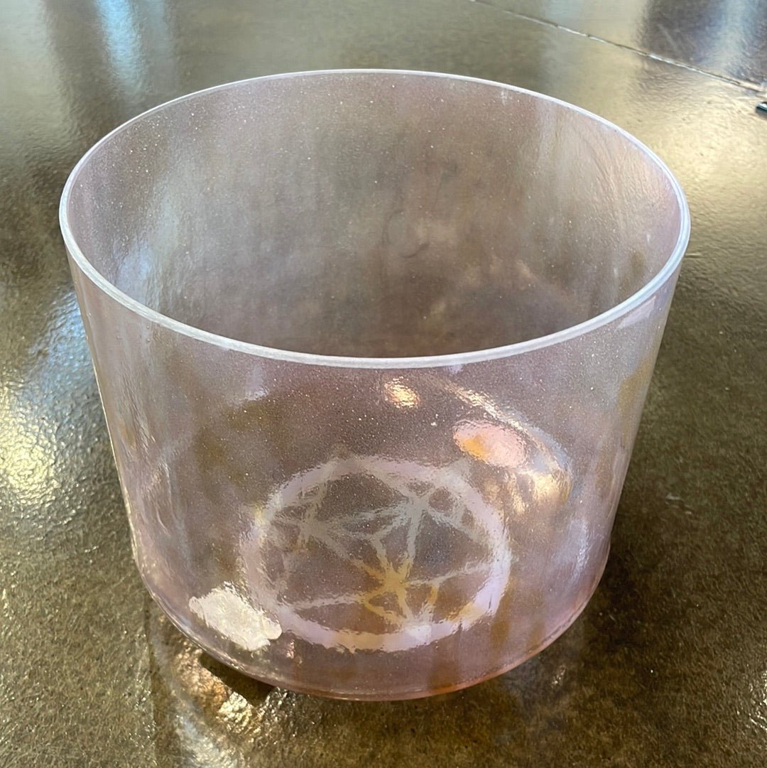 9" A-15 Divine Twin Violet Flame Kryon 120225 Crystal Tones® Alchemy Crystal Singing Bowl - Sacred Sound of the Soul