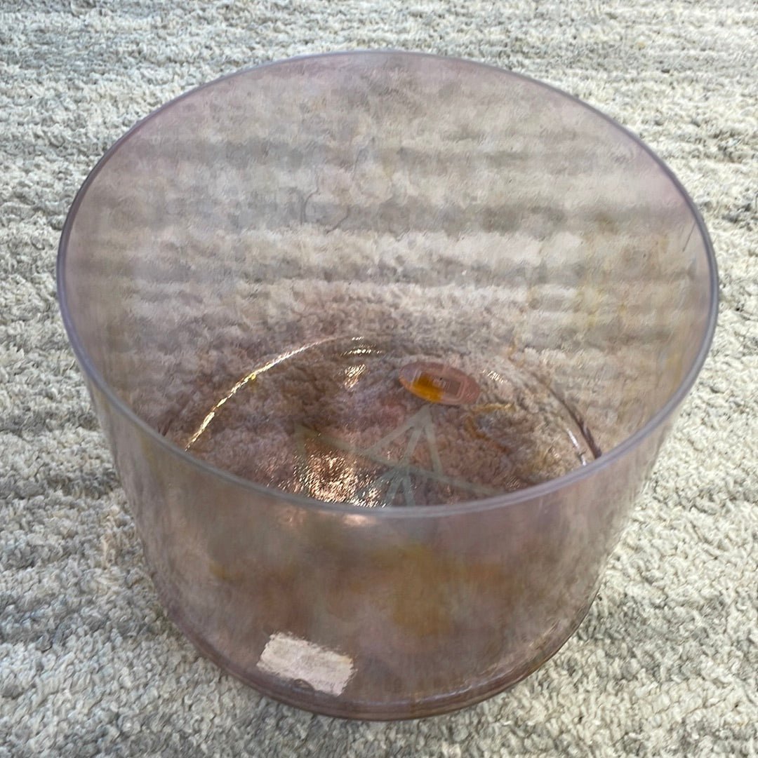 9" A-15 Divine Twin Violet Flame Kryon 120225 Crystal Tones® Alchemy Crystal Singing Bowl - Sacred Sound of the Soul