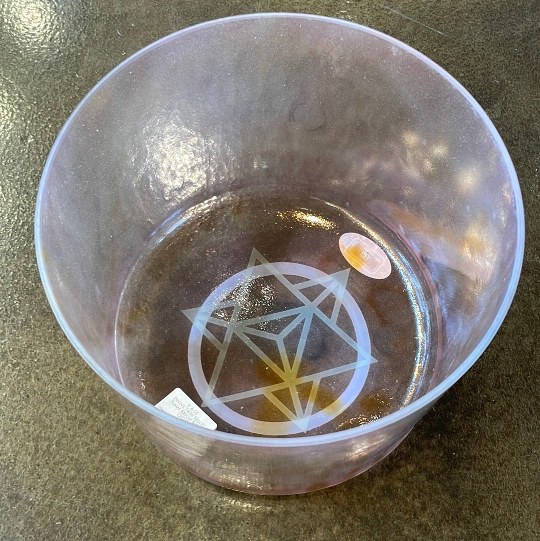 9" A-15 Divine Twin Violet Flame Kryon 120225 Crystal Tones® Alchemy Crystal Singing Bowl - Sacred Sound of the Soul