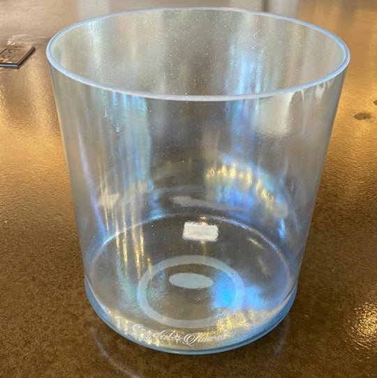 9" A0 Aqua Aura Gold Tall Bowl 130423 Crystal Tones® Alchemy Crystal Singing Bowl - Sacred Sound of the Soul
