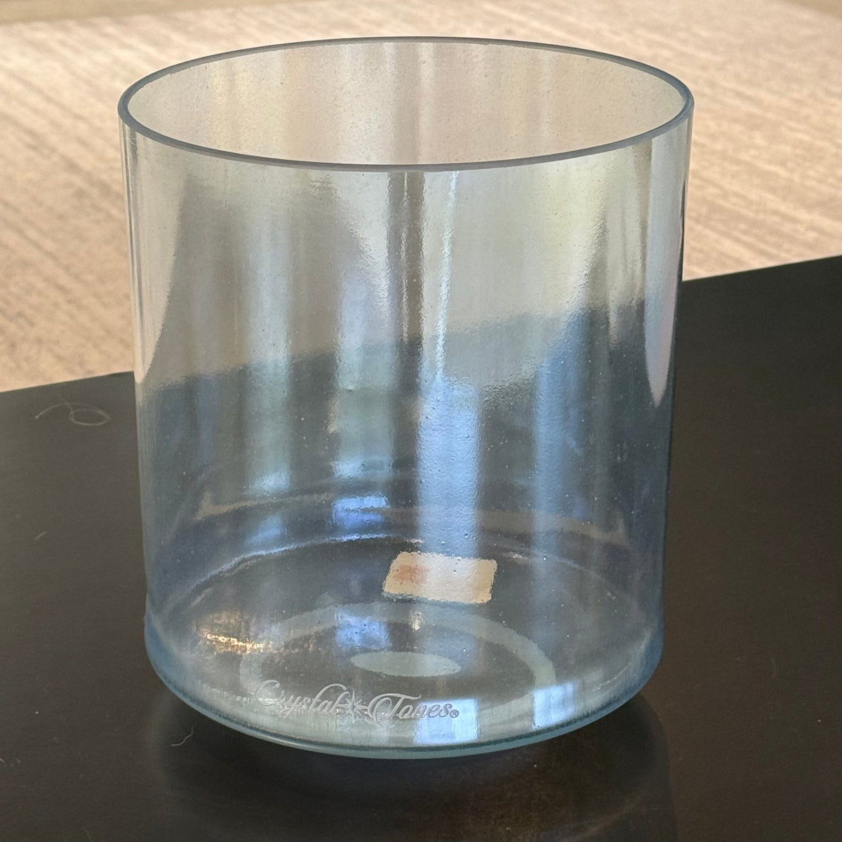 9" A0 Aqua Aura Gold Tall Bowl 130423 Crystal Tones® Alchemy Crystal Singing Bowl - Sacred Sound of the Soul