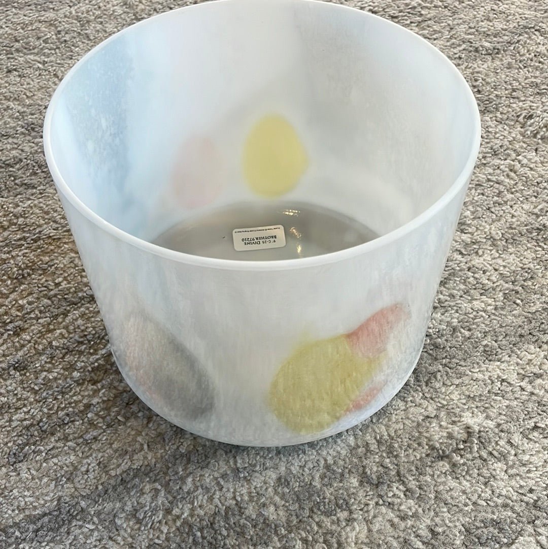 9" C-25 Divine Brother 97210 Crystal Tones® Alchemy Crystal Singing Bowl - Sacred Sound of the Soul