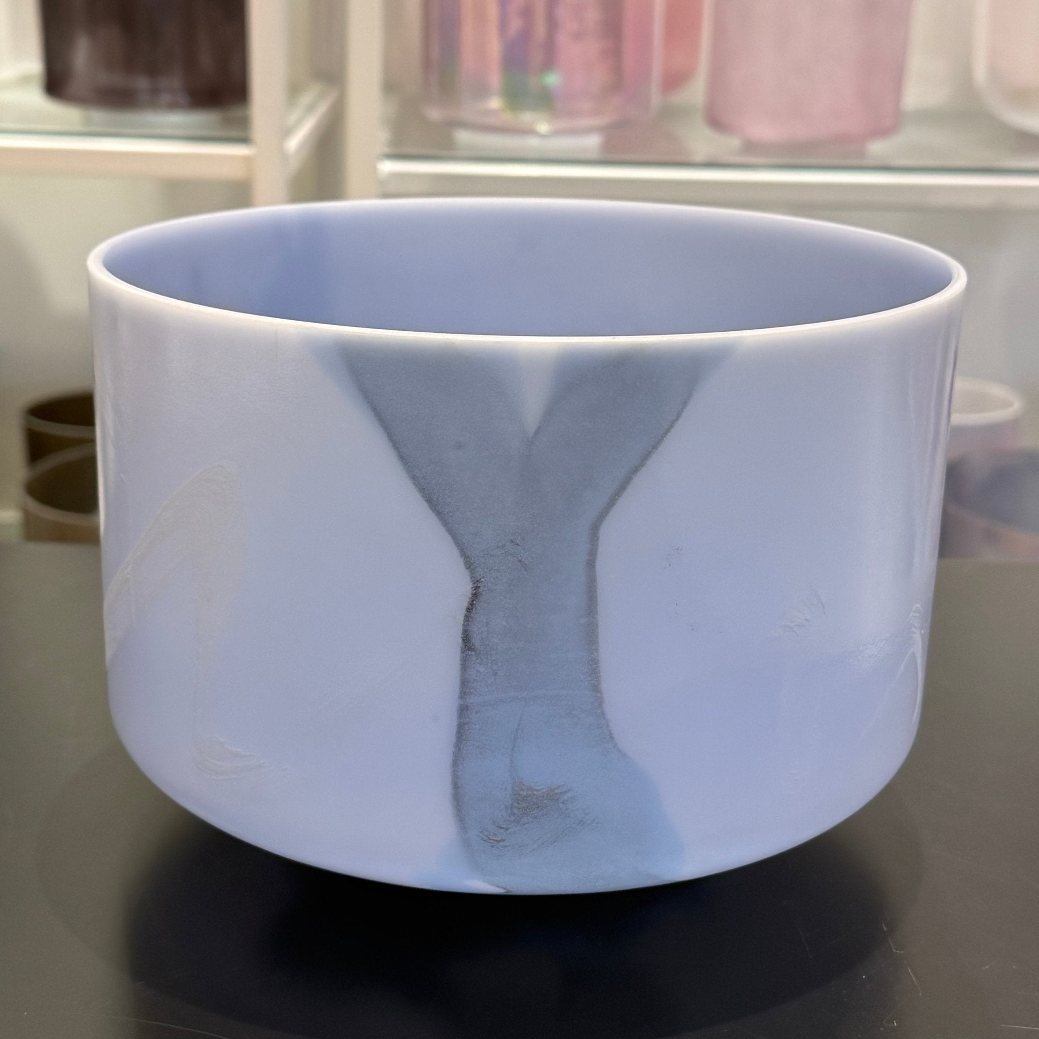9" C-35 Larimar 145219 Crystal Tones® Alchemy Crystal Singing Bowl - Sacred Sound of the Soul