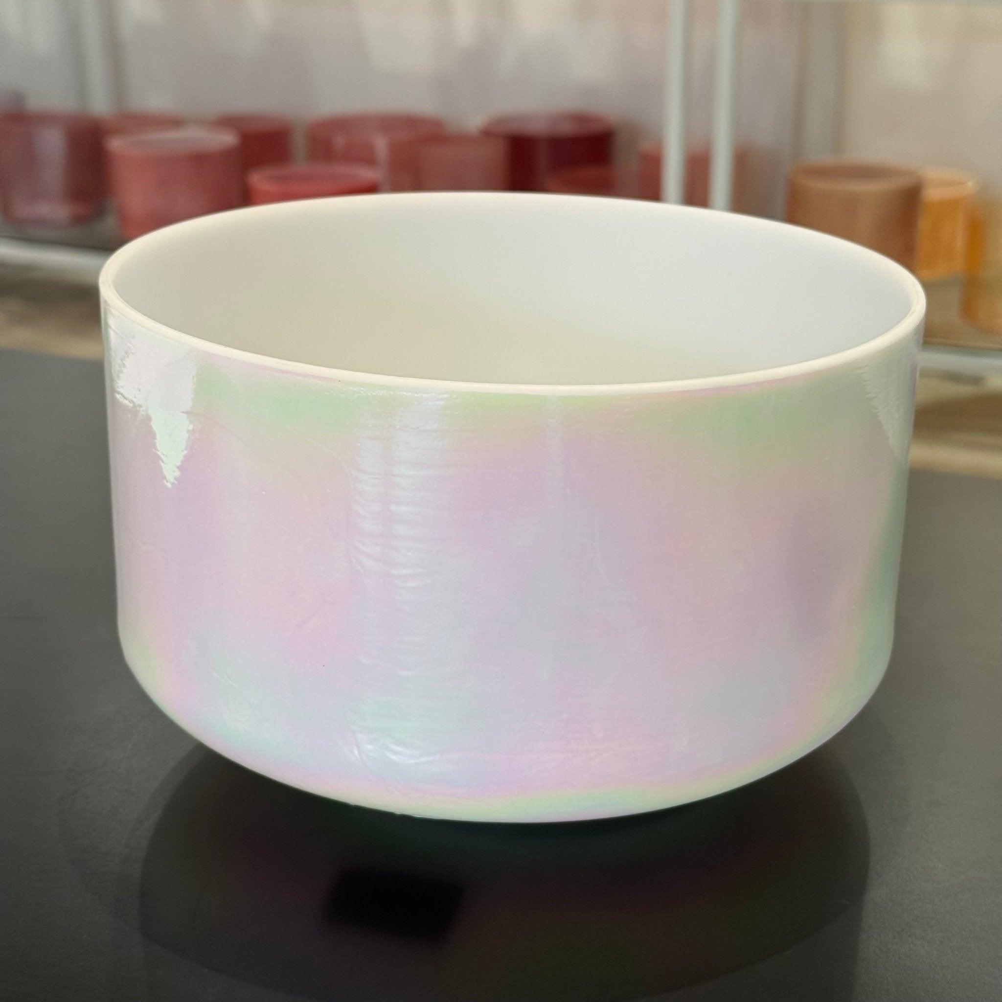 9" C-5 Mother Of Platinum 161067 Crystal Tones® Alchemy Crystal Singing Bowl - Sacred Sound of the Soul