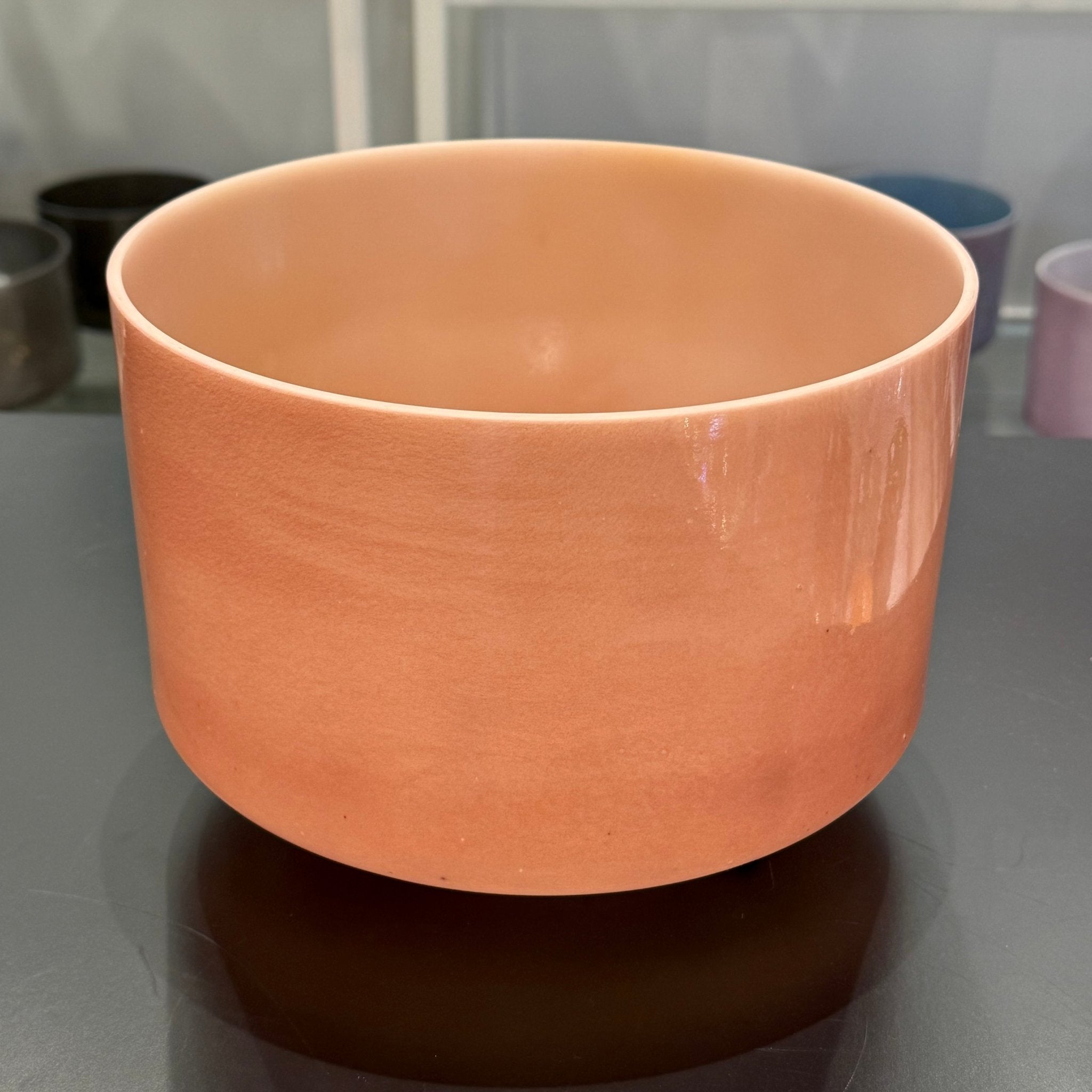 9" C0 Sedona Red Rock, White Light Angel Gold 150465 Crystal Tones® Alchemy Crystal Singing Bowl - Sacred Sound of the Soul