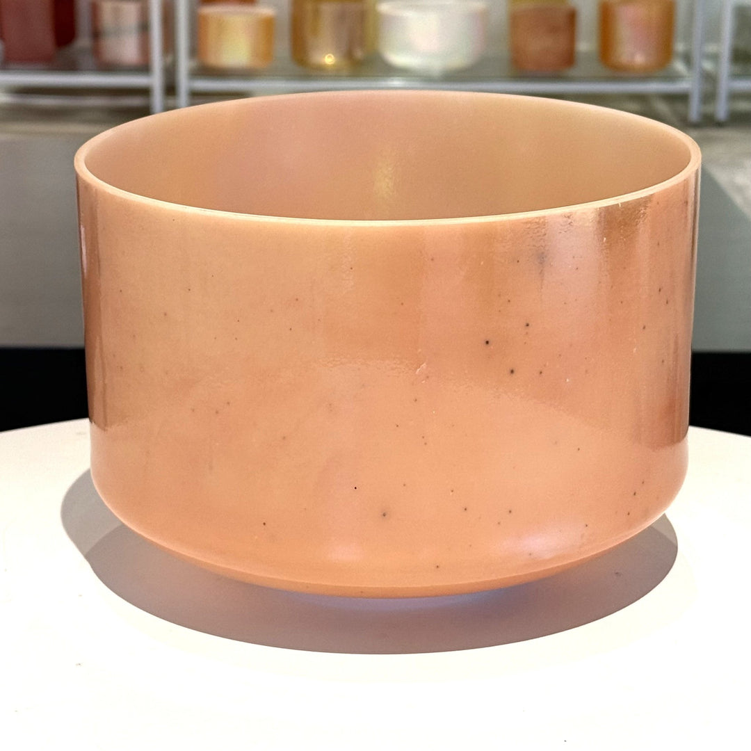 9" C+15 Sunstone, Platinum (Inside) 159295 Crystal Tones® Alchemy Crystal Singing Bowl - Sacred Sound of the Soul