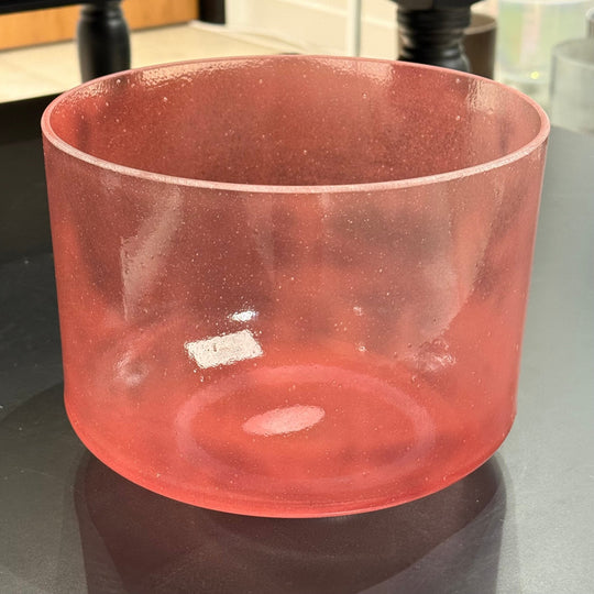 9" C+40 Morganite 139036 Crystal Tones® Alchemy Crystal Singing Bowl - Sacred Sound of the Soul