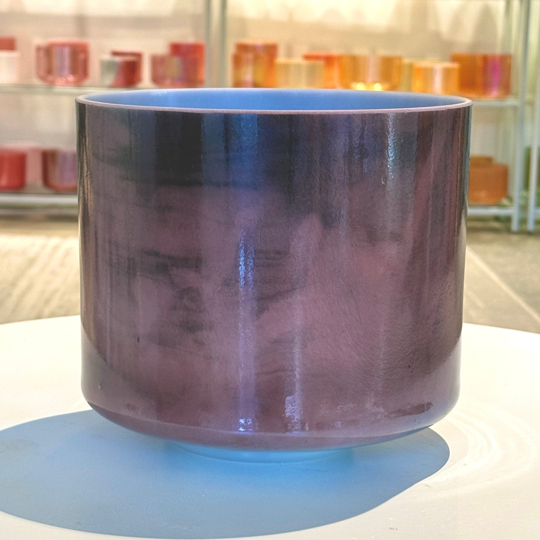 9" D-5 Kunzite, White Light Angel Gold Bowl 122157 Crystal Tones® Alchemy Crystal Singing Bowl - Sacred Sound of the Soul