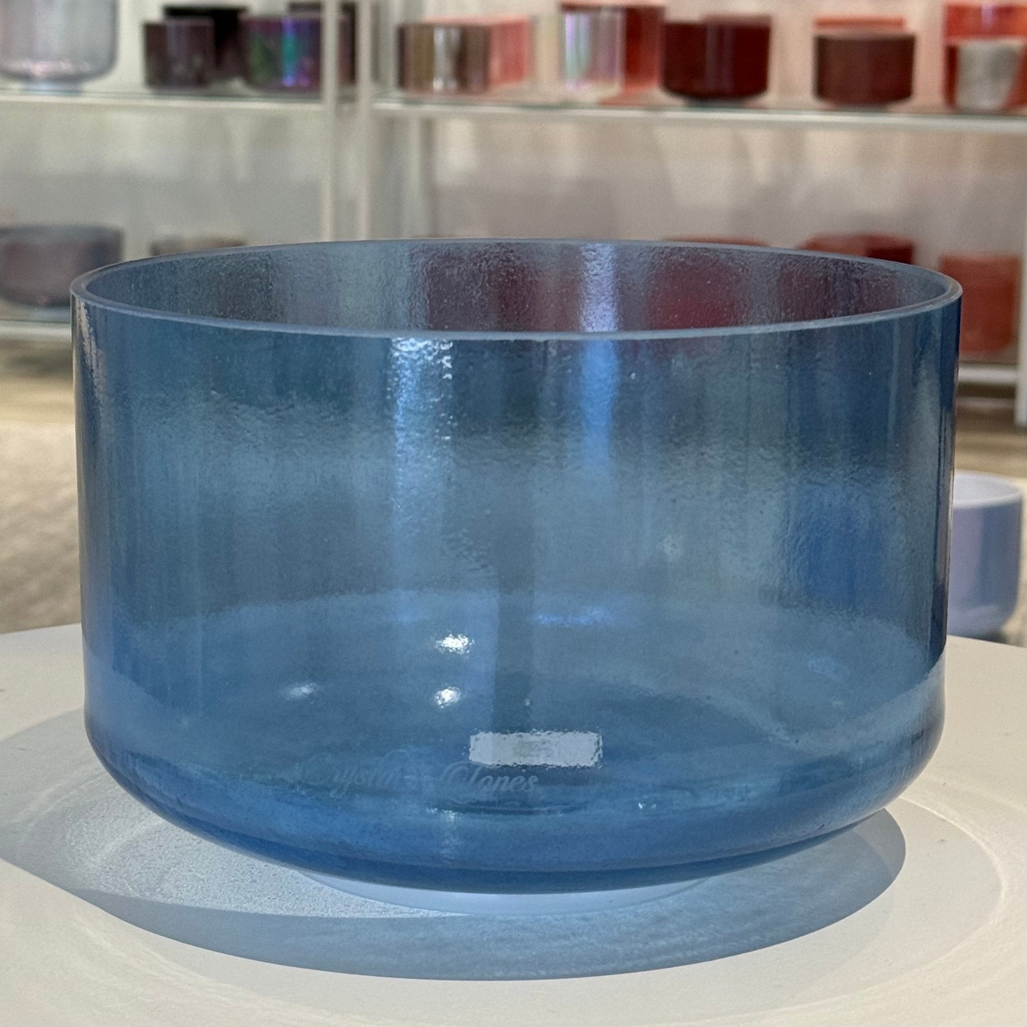 9" D-50 Indigo 159008 Crystal Tones® Alchemy Crystal Singing Bowl - Sacred Sound of the Soul