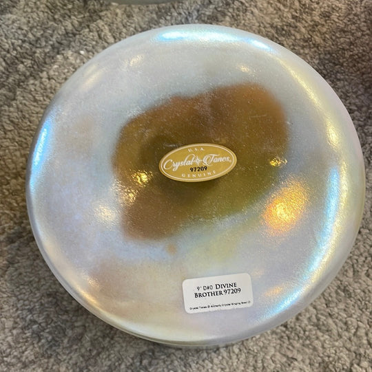 9" D0 Divine Brother Bowl 97209 Crystal Tones® Alchemy Crystal Singing Bowl - Sacred Sound of the Soul