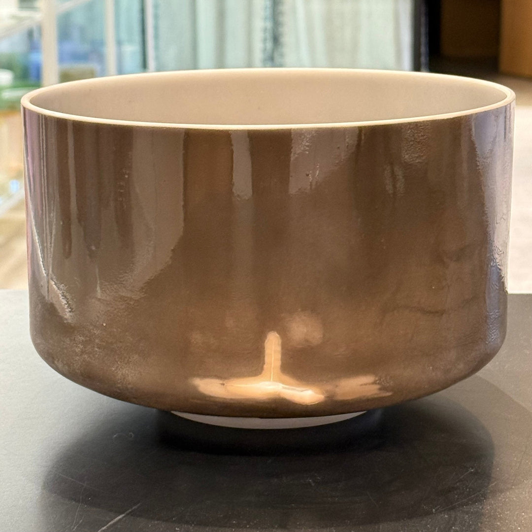 9" D+5 Charcoal Morph Bowl 79735 Crystal Tones® Alchemy Crystal Singing Bowl - Sacred Sound of the Soul
